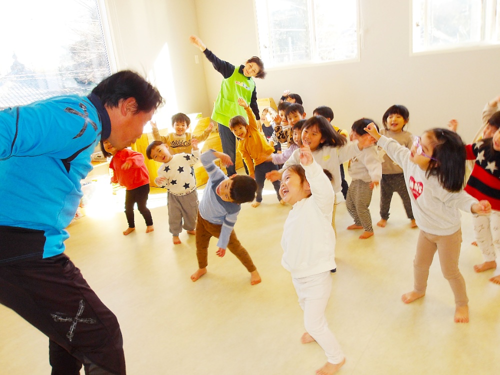 キッズ体操の様子