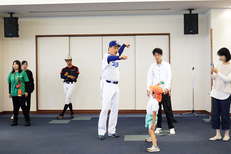 ALL4KIDS_山本昌広さん野球教室_当日の様子