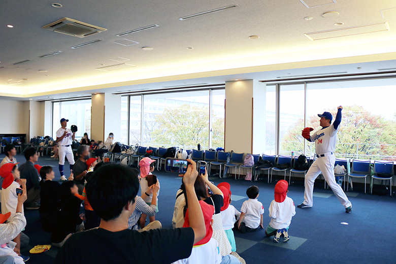ALL4KIDS_山本昌広さん野球教室_当日の様子